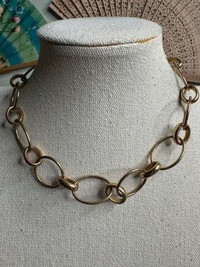 Classic Gold Link Necklace - Women Jewelry
